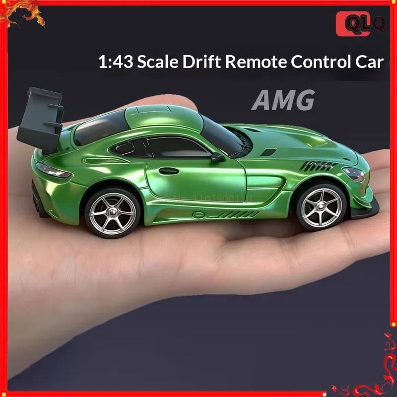 

Радиоуправляемая машинка AMG Green Devil 1/43, миниатюрная полноприводная высокоскоростная дрифт-машинка с гироскопом, гоночная настольная игрушка, подарок на день рождения