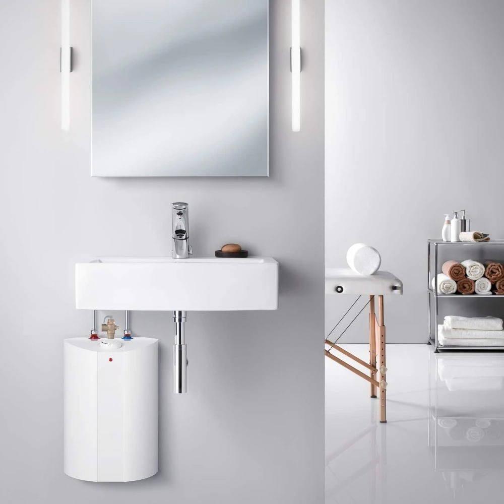 تصميم مبتكر - سخان مياه أبيض سعة 6 جالون، سعة 6 جالون، 1300 واط، 15 بوصة عرض × 20.5 بوصة ارتفاع - توصيل مجاني، جودة عالية #4