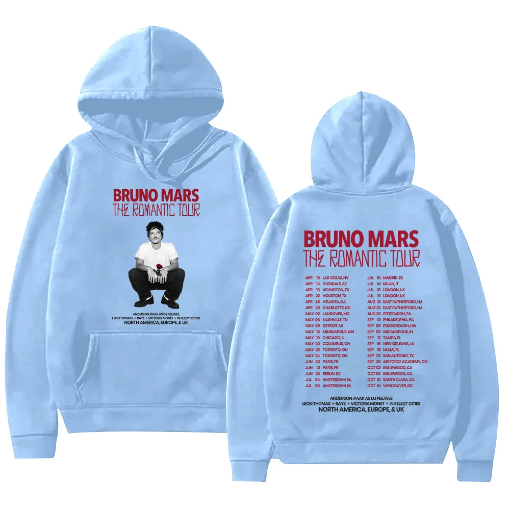 Bruno Mars The Romantic 2026 Tour Hoodie Bruno Mars Sweatshirt