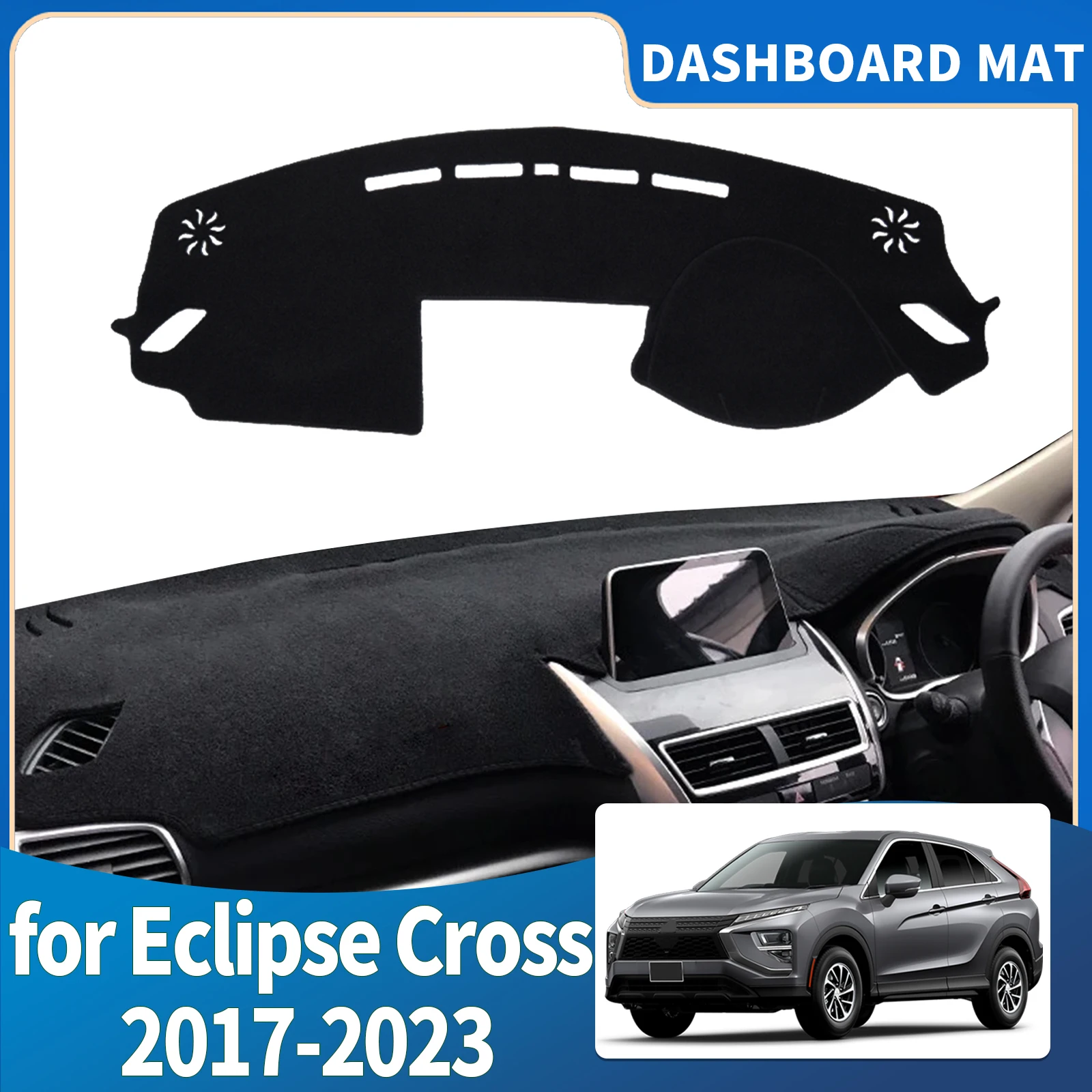 

fit for Mitsubishi Eclipse Cross 2017 2018-2023 Car Dashmat Dashboard Cover Pad Protective Carpet Accessories DashMat Sunshade