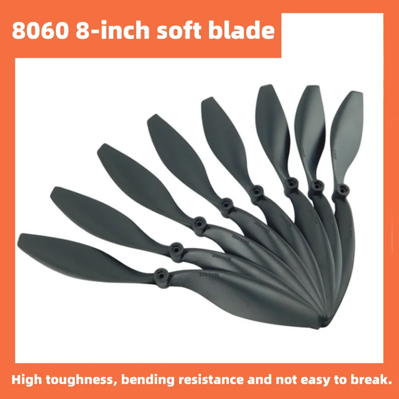 10PCS/batch 8060 propeller fiberglass and nylon props for RC aircraft four helicopters Perfect 8X6RC aircraft propeller blades