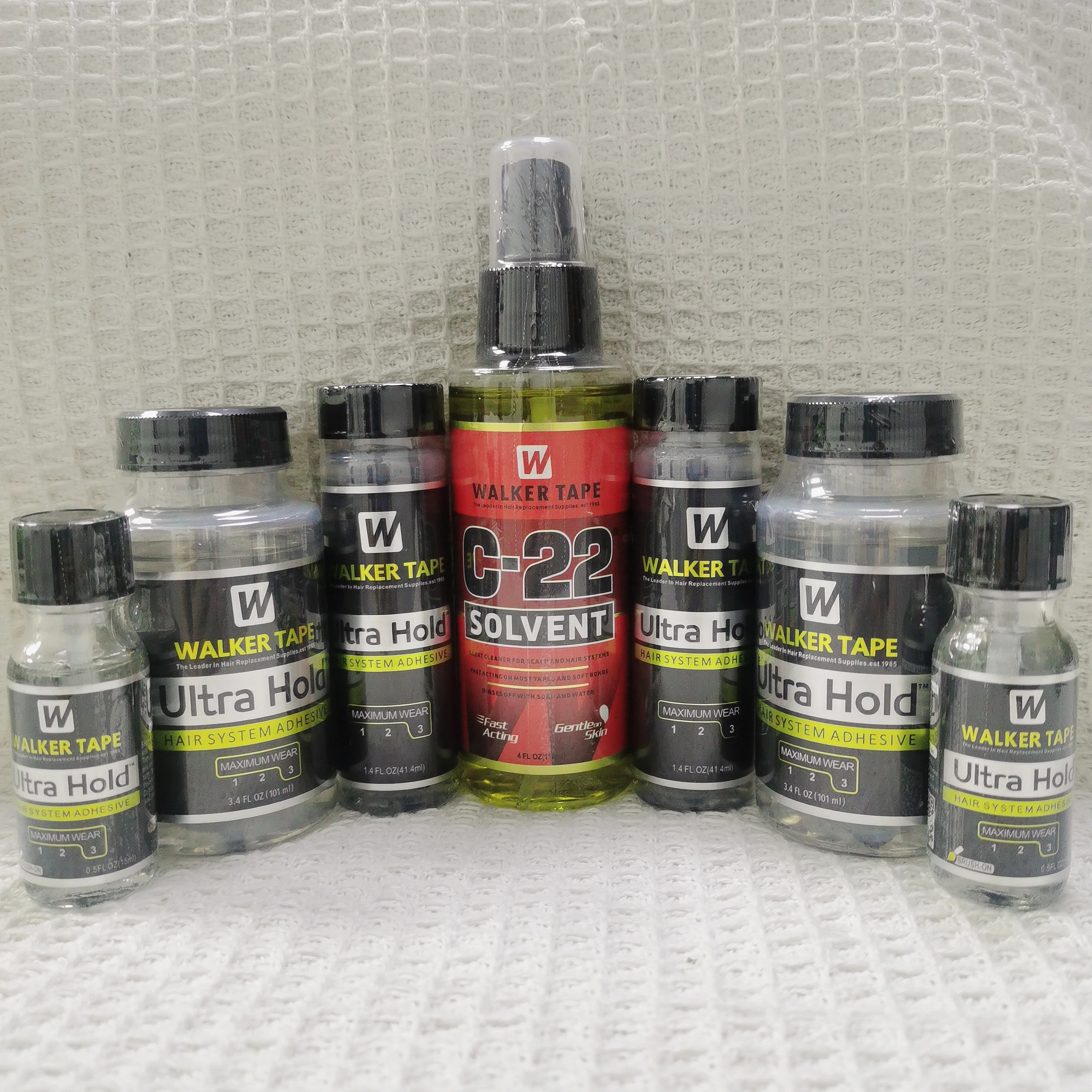 الترا عقد ووكر الشريط الشعر الغراء للشعر المستعار الدنتلة 101 مللي السندات الدانتيل الباروكة الغراء مقاوم للماء الرجال الشعر المستعار الغراء الشعر للشعر المستعار الدانتيل