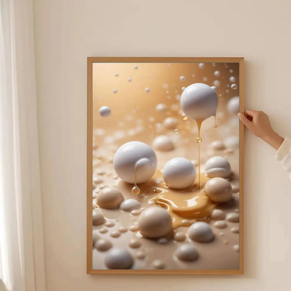 غير المؤطرة مجردة السائل الفن قماش يطبع الحديثة جدار ديكور السائل الرخام تأثير ديكور المنزل اللوحة كبيرة جدار الفن المعاصر #3