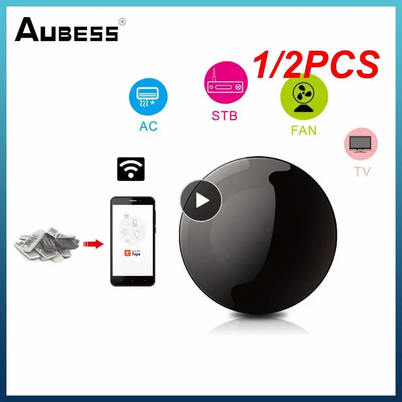 1/2pcs aubess tuya wifi ir rf Bluetooth Smart Fernbedienung für Klimaanlage TV Smart Home Infrarot-Controller für Alexa