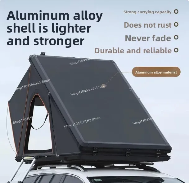 

Aluminum alloy fully automatic triangular roof rainproof tent, quick-opening camping tent for self-driving trips