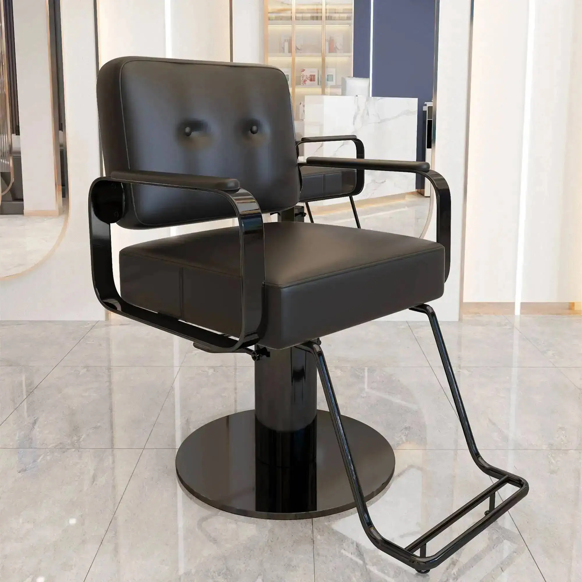 Contemporary Comfort style Premium Hair Salon Barber Chair care ergonomic Barber Chair For Hair Stylist Hair Salon Furniture