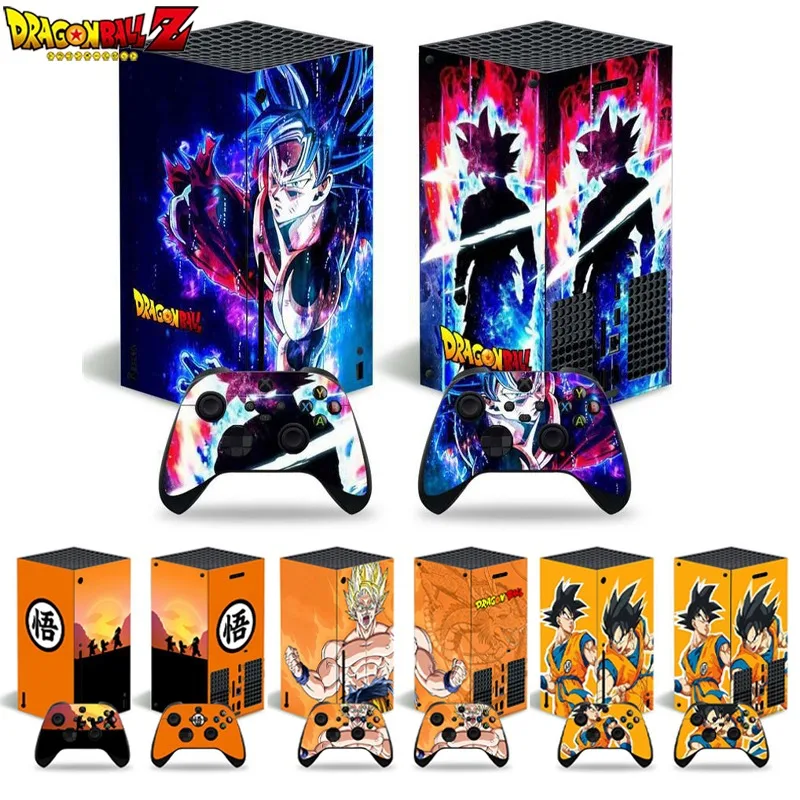 Dragon Ball XBox Series X Skin Stickers Cover for XSX Consoles Controllers Protective Film Decoration XBox SeriesX Accessories