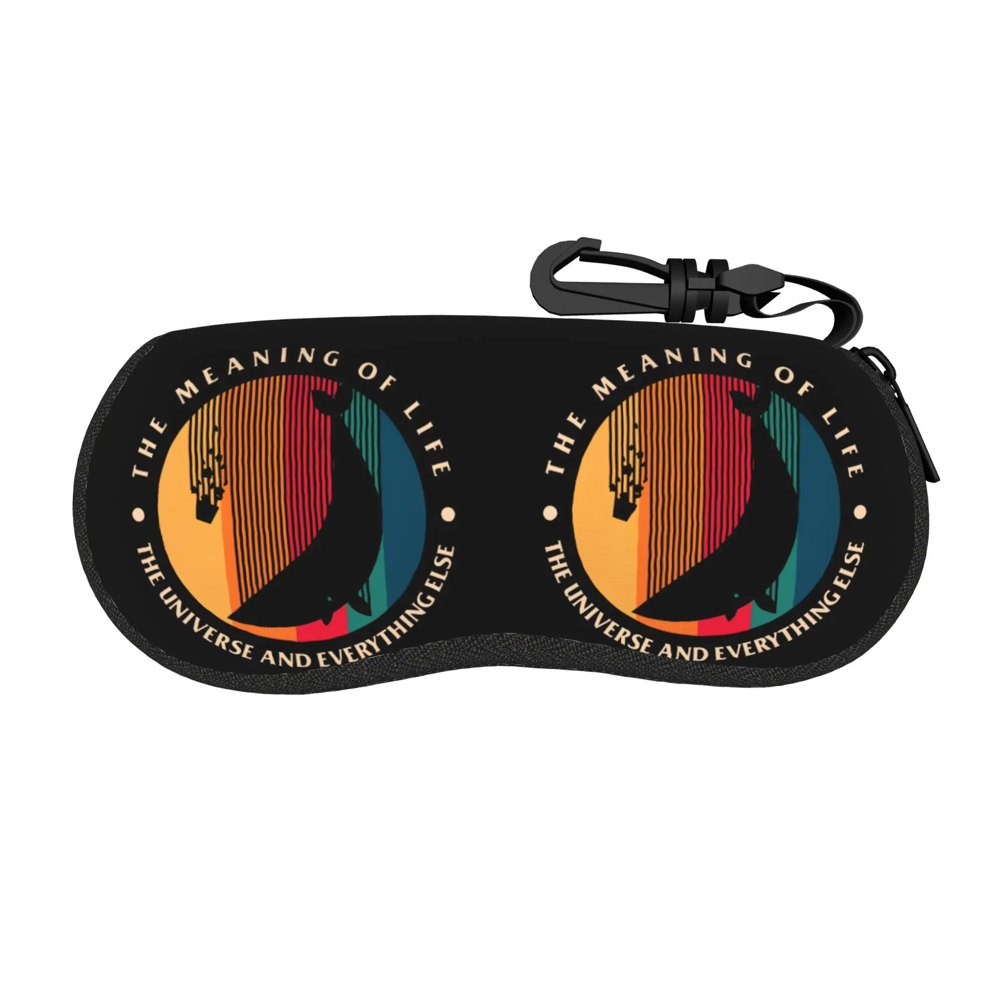 dont panic 42 The Answer To Life Douglas Adams  Merch Glasses Case for Girl Boy Box Sunglasses Box Charming Glasses Box