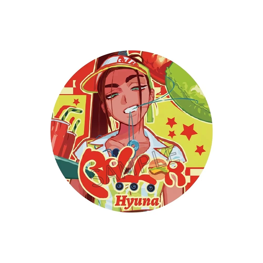 Cute Alien Stage Cosplay Keychain Mizi Sua Ivan Luka till Hyuna Stage Charm for Backpack Decoration Fans Gift