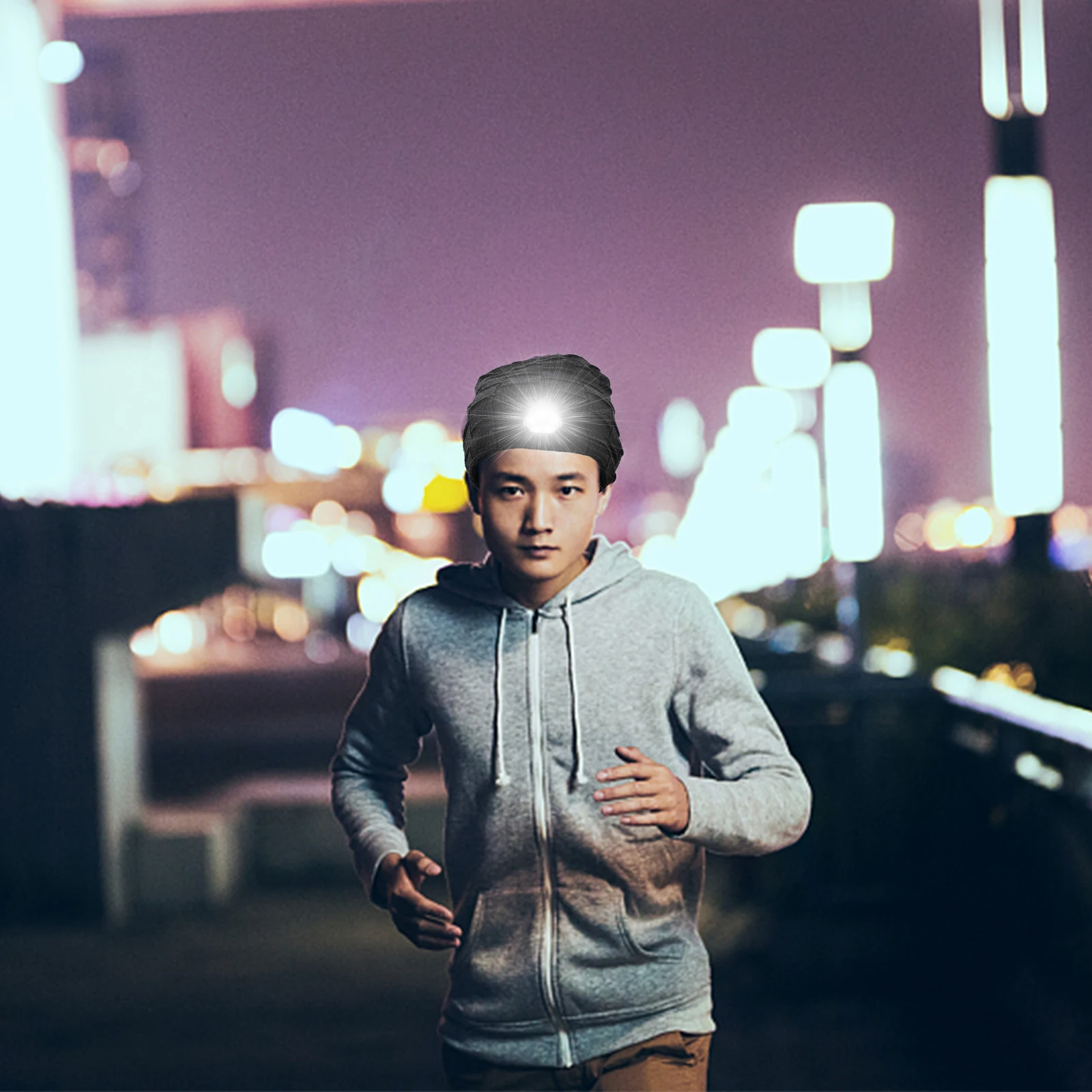 

Clip LED Rechargeable Jogging Light Night Running Flashlight USB Charging Outdoor Sports Light for Backpack Collar Dog