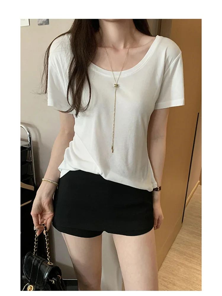 Summer Women T Shirt T-Shirt Woman Clothes Tops Tshirt Female Crop Top Tees Y2k Para Mujer Ropa De Mujer Roupas Feminina Traf