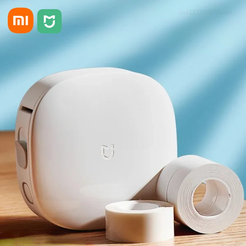 Xiaomi Mijia drukarka etykiet bez atramentu edycja wodoodporna olejoodporna etykieta przenośne przypomnienie o inteligentnym znaczniku bezpośrednio