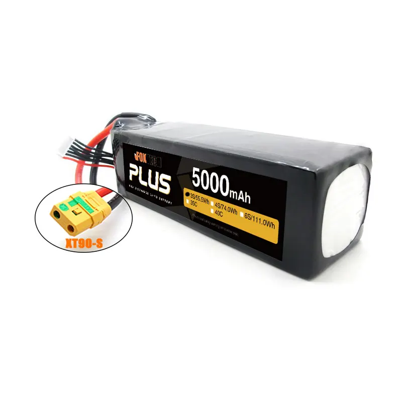 6s 5000mAh Lipo Drone Battery for Multicopter, Helicopter and UAV   battery