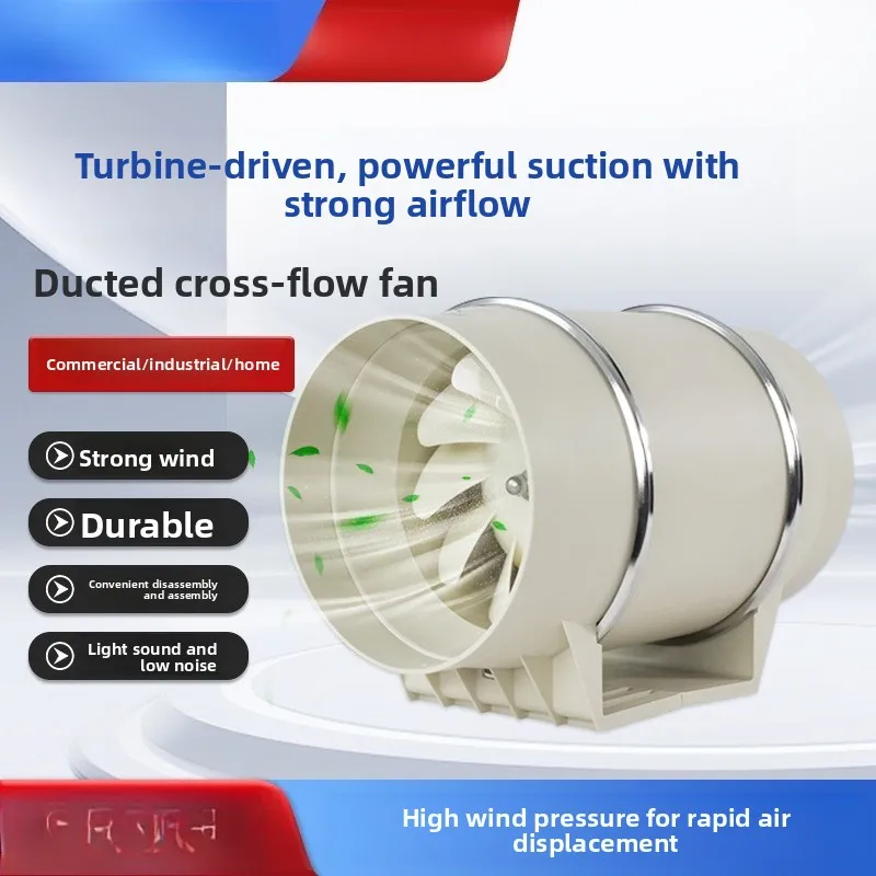 diagonal-flow-booster-duct-fan-circular-exhaust-fan-fume-extraction-ventilation-fan