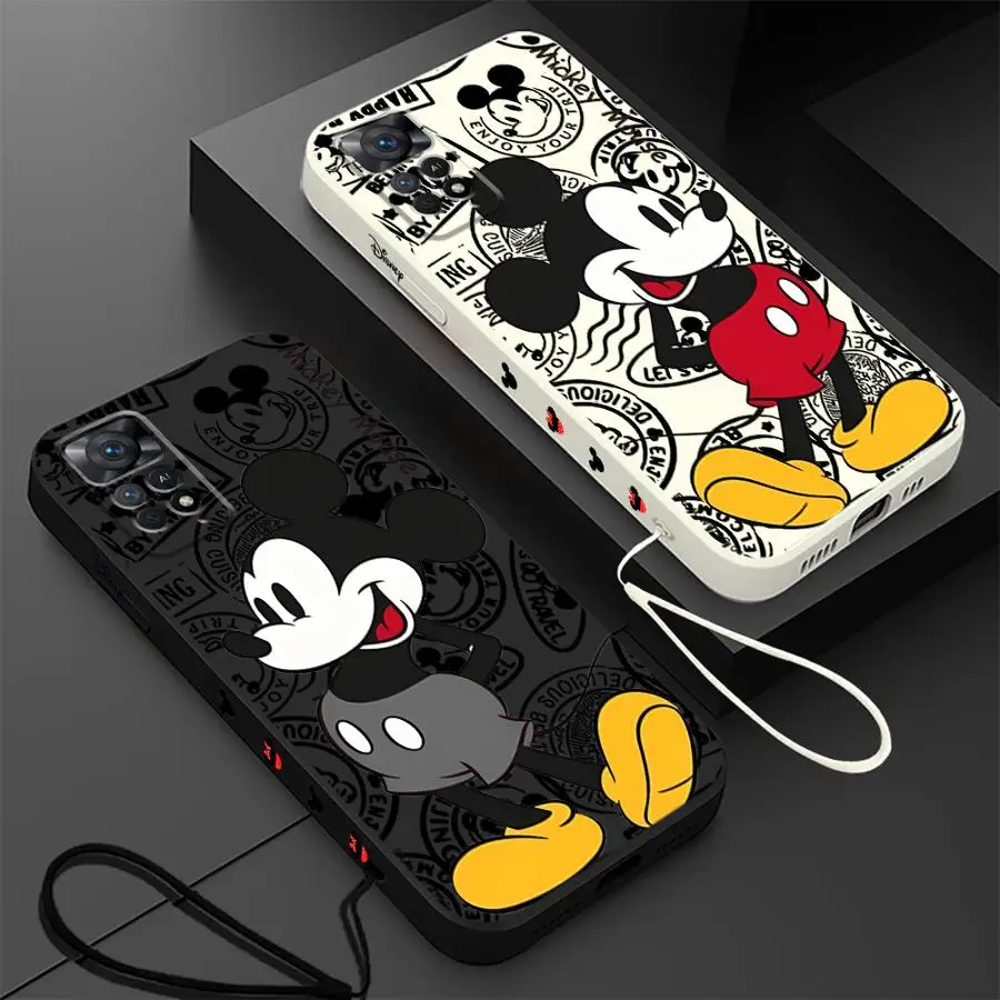 Disney Mickey Phone Case for Xiaomi Redmi Note 10 13 12 Pro Plus 9S 11 Pro 5G 10T 9T 8 9 10 Pro 12S 11S Cover Soft