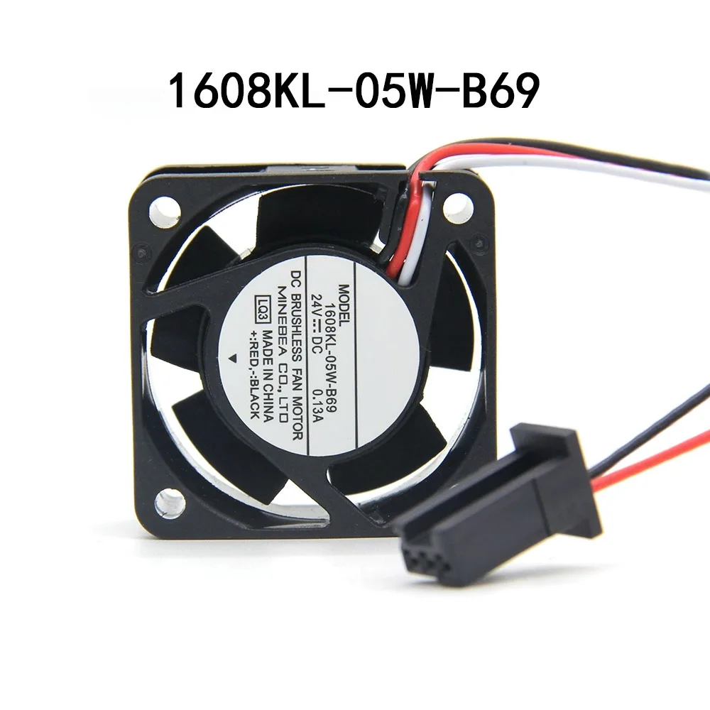 For Energy-Efficient Server Fan 1608KL-05W-B69 40*40*20MM 24VDC 0.13A Compact Industrial Silent Cooling Fan