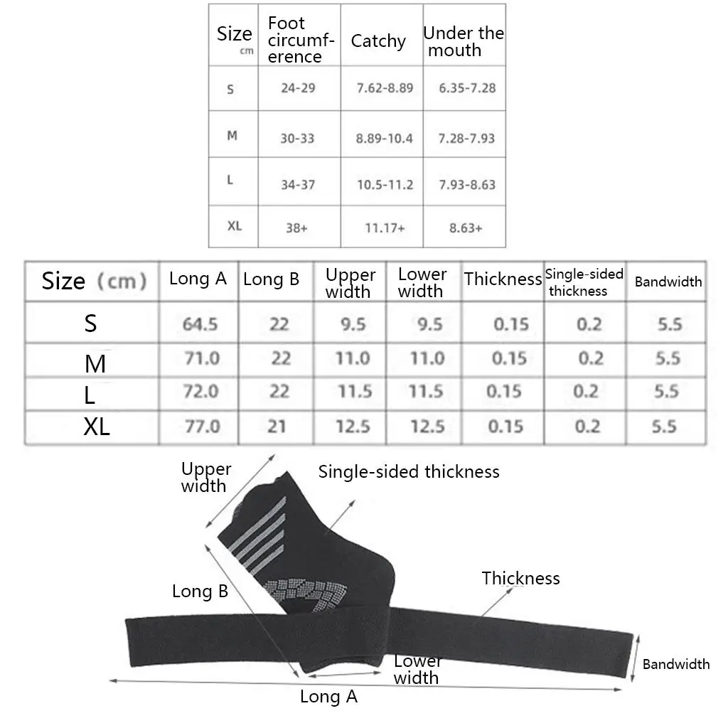 Ankle Support Brace Elastic Adjustable for Riding Sports Indoor Outdoor