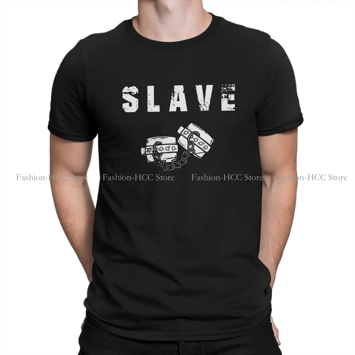 BDSM Polyester TShirt for Men Slave Basic Summer Tee T Shirt High Quality New Design