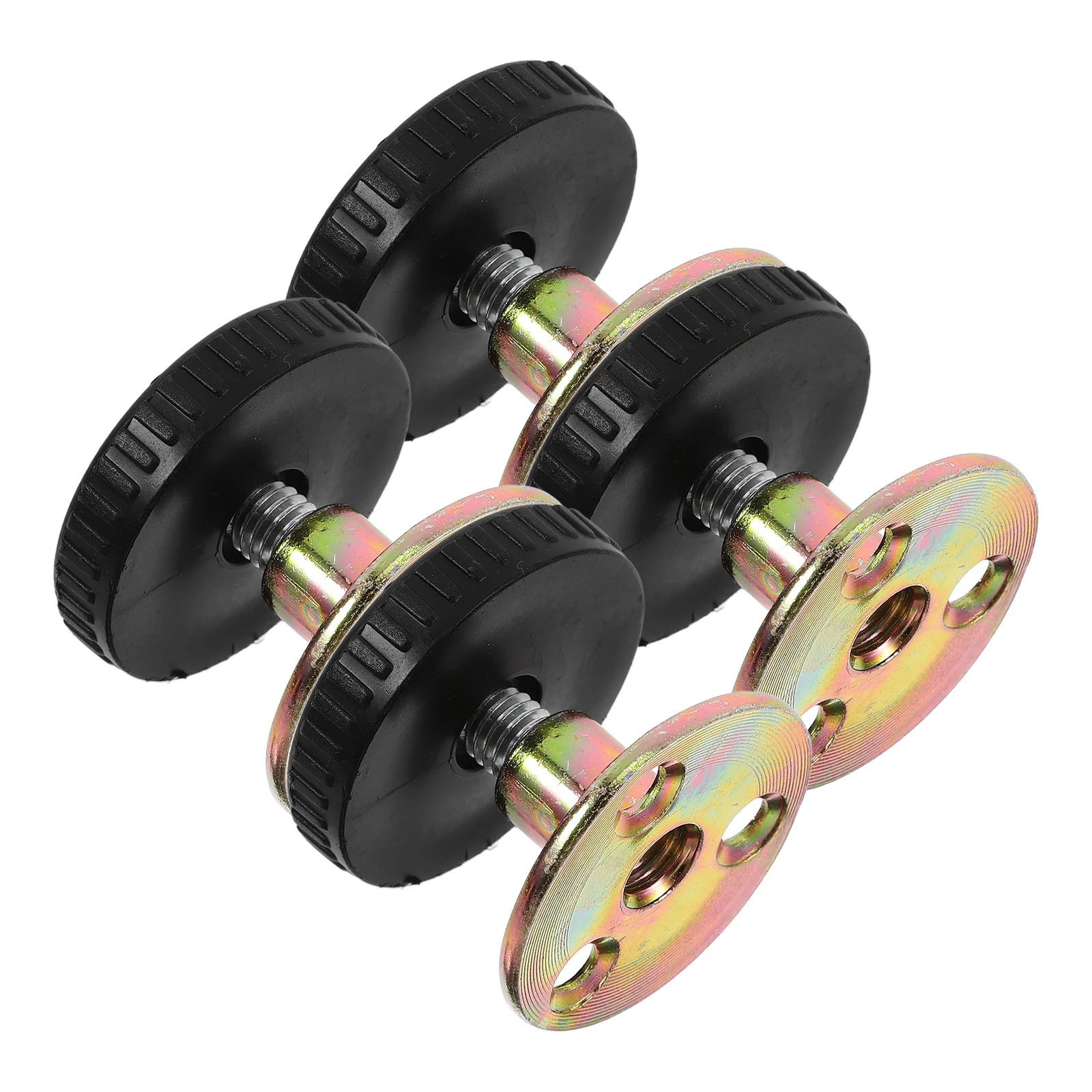 

4Pcs Bed Fixators Metal Adjustable Wall Stabilizers Anti-Sloshing Actuators Sturdy Anti-Slip Tools for Bedroom Sofa Wardrobe