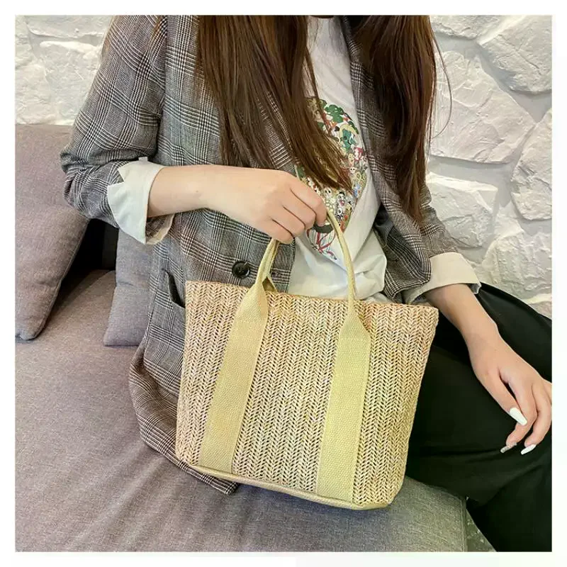 

Combination Woven Handbags Summer Hot Selling Fashionable Casual New Daily Versatile Popular Korean Handbags