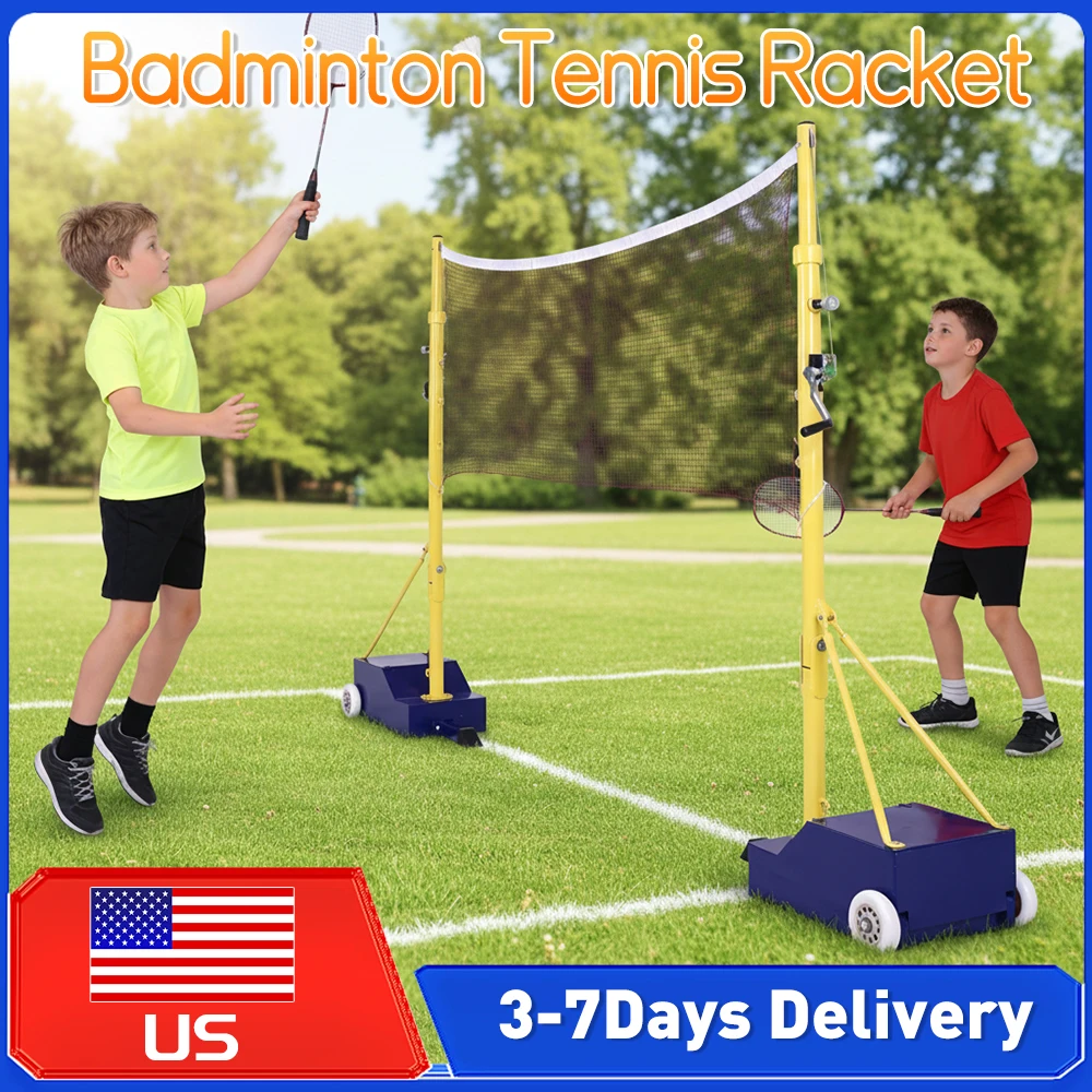 

Регулируемая по высоте универсальная стойка для бадминтонной сетки, также подходит для волейбола и тенниса, для занятий спортом на открытом воздухе, во дворе, в парке ﻿