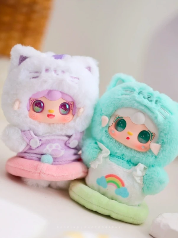 Echte voorraad Yooki Meow Summer Party Series Mystery Box Yooki Gourmet Restaurant Series Blind Box Hanger Schattige poppen Speelgoed Geschenken