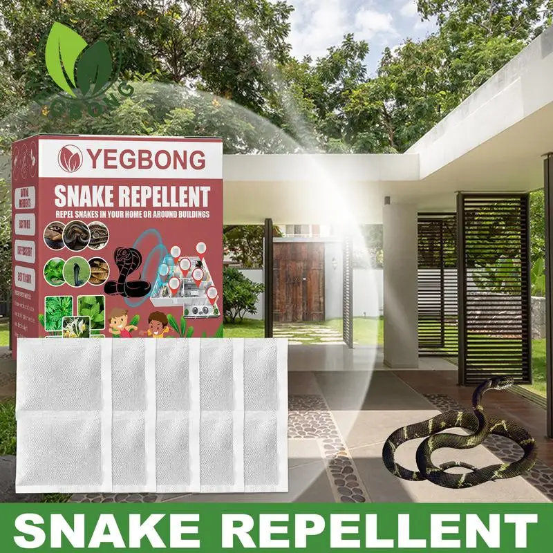 Snake Repellent Outdoor Camping Fishing Garden Courtyard Grass Powerful Anti snake Defense Repelling Bag to Protect your home