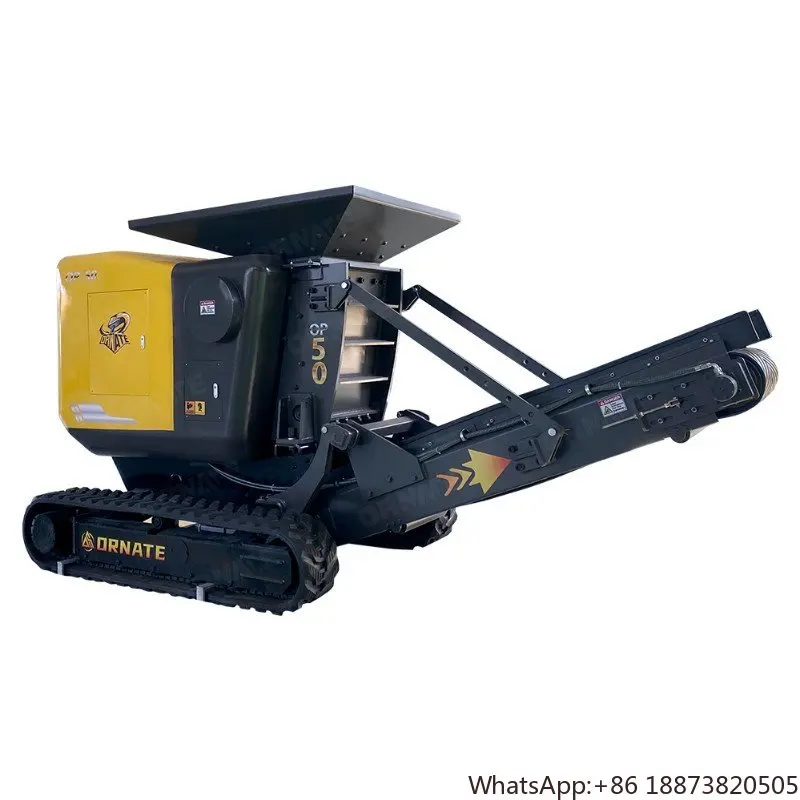 Low Cost High Quality China Factory Price Best Portable Mobile Jaw Crusher Mine Operation Stone Crushing Machine