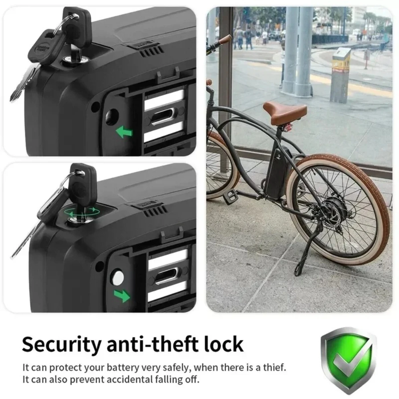 بطارية Hailong عالية الجودة 48 فولت أصلية جديدة 20 أمبير في الساعة 30 أمبير في الساعة 40 أمبير في الساعة لمحرك Bafang BBS02 BBS03 BBSHD + قابس BMS قابل للتخصيص