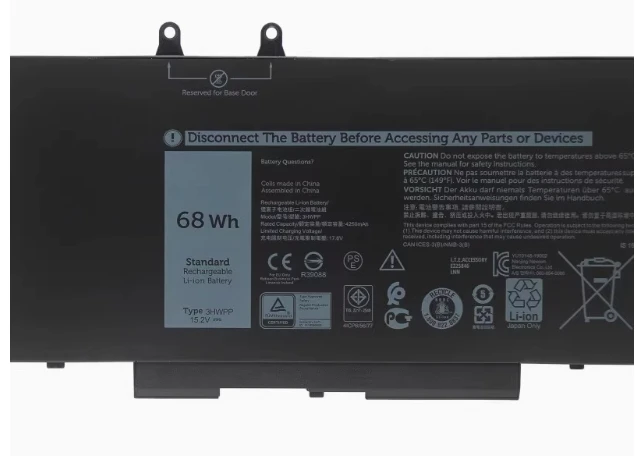 Suitable for Dell Latitude 5401 5410 3541 3551 3Hwpp Laptop Battery 4 Cores