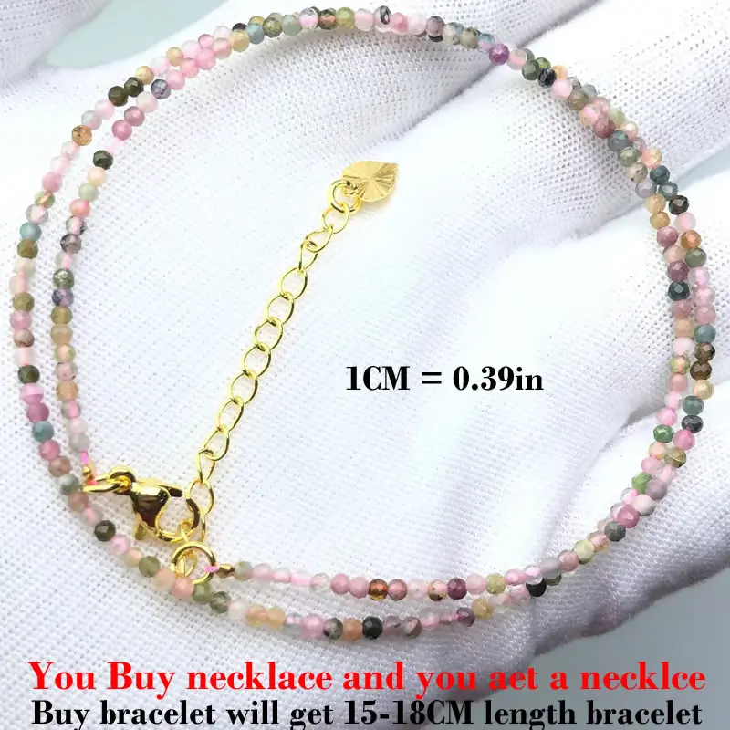 Einfaches Bohemian Naturstein Glanzperlen Halskette und Armband Set für Damen Charms Mode Weibliches Party Geschenk Schmuck