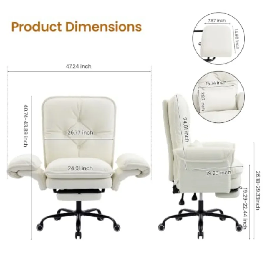 Criss Cross Office Chair with Flip Arms Footrest, Comfy Desk Chair for home office use, black mesh back, gray fabric seat, ergo