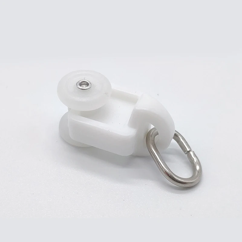50/100pcs  Curtain Track Sliding Runners Carrier Rollers For Straight  Curtain Wheel Rail Track Accessories