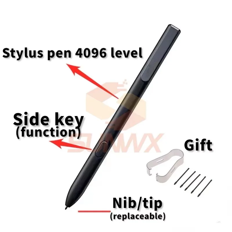 Lápiz óptico para Boox Nova Air 2 3 Max Lumi y Tablet Note Air 3 X2 Pro con bolígrafo electromagnético pasivo de 4096 niveles