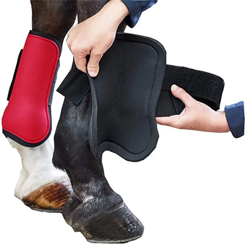 Juego de botas Fetlock de caballo clásico personalizado, equipo de caballo, botas de tendón para deporte, protección de pierna de caballo, venta al por mayor