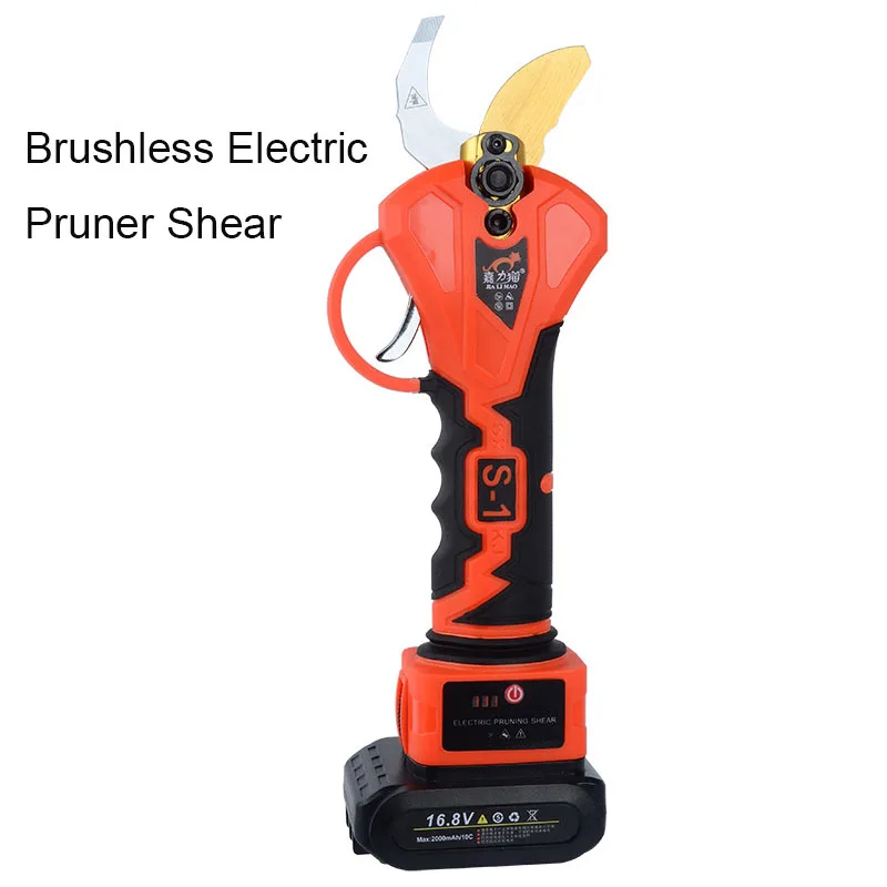 

Brushless Electric Pruner Shear Garden Pruner Branch Cutter Fruit Tree Bonsai Pruning Tool Branches Cutter