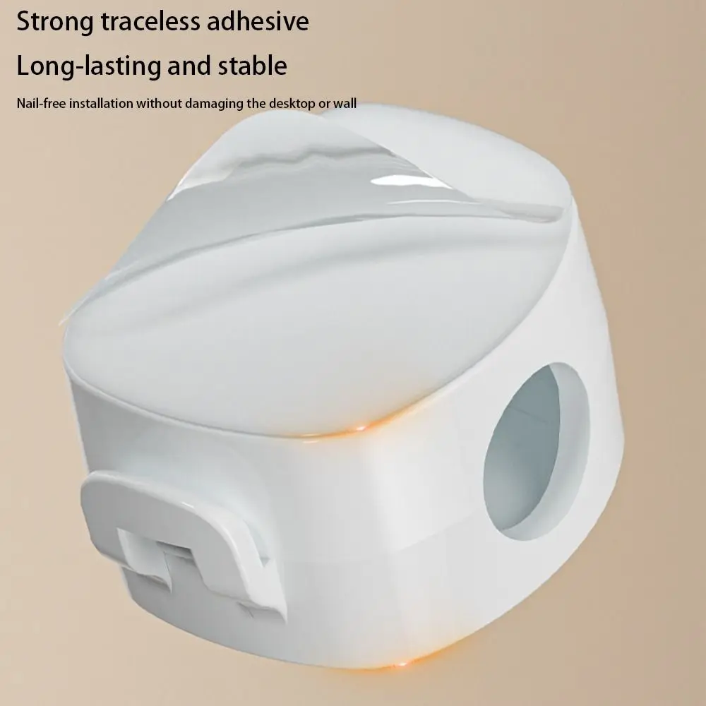 4Pcs Cute Self Adhesive Cable Organizer TV-shaped Cord Holder Desktop Wire Manager Mini Storag Clips Earphone Mouse