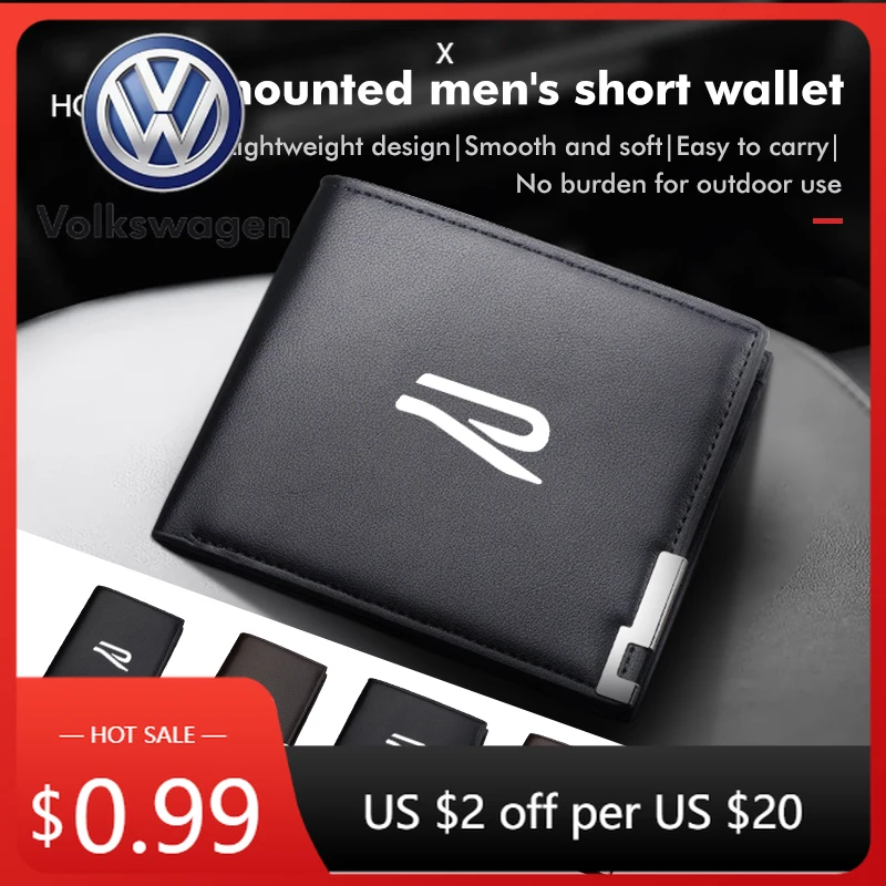 

2026 Hot VOLKSWAGEN Car ID Card Holder Multi-function Key Bag Leather Wallet For Volkswagen Beetle CC B5 B6 B7 EOS GTI MK2 MK4 M