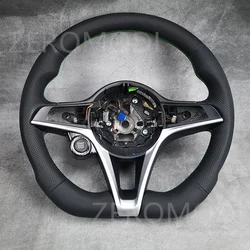 For ALFA ROMEO Stelvio Giulia Quadrifoglio Flat Bottom Steering Wheel Included