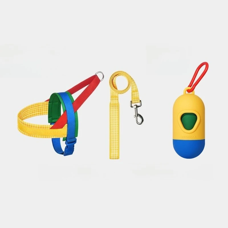 

Pet chest and back leash set, dog walking dog pet leash, large, medium and small dog leash.