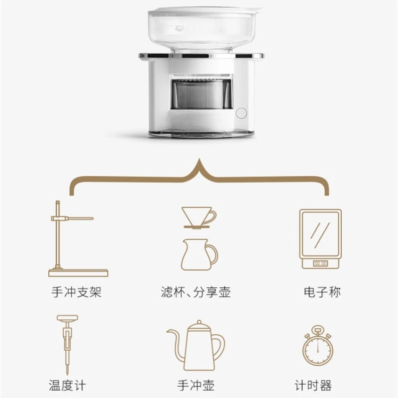 S2 automatic drip American coffee machine S3 portable hand punch household ear cup