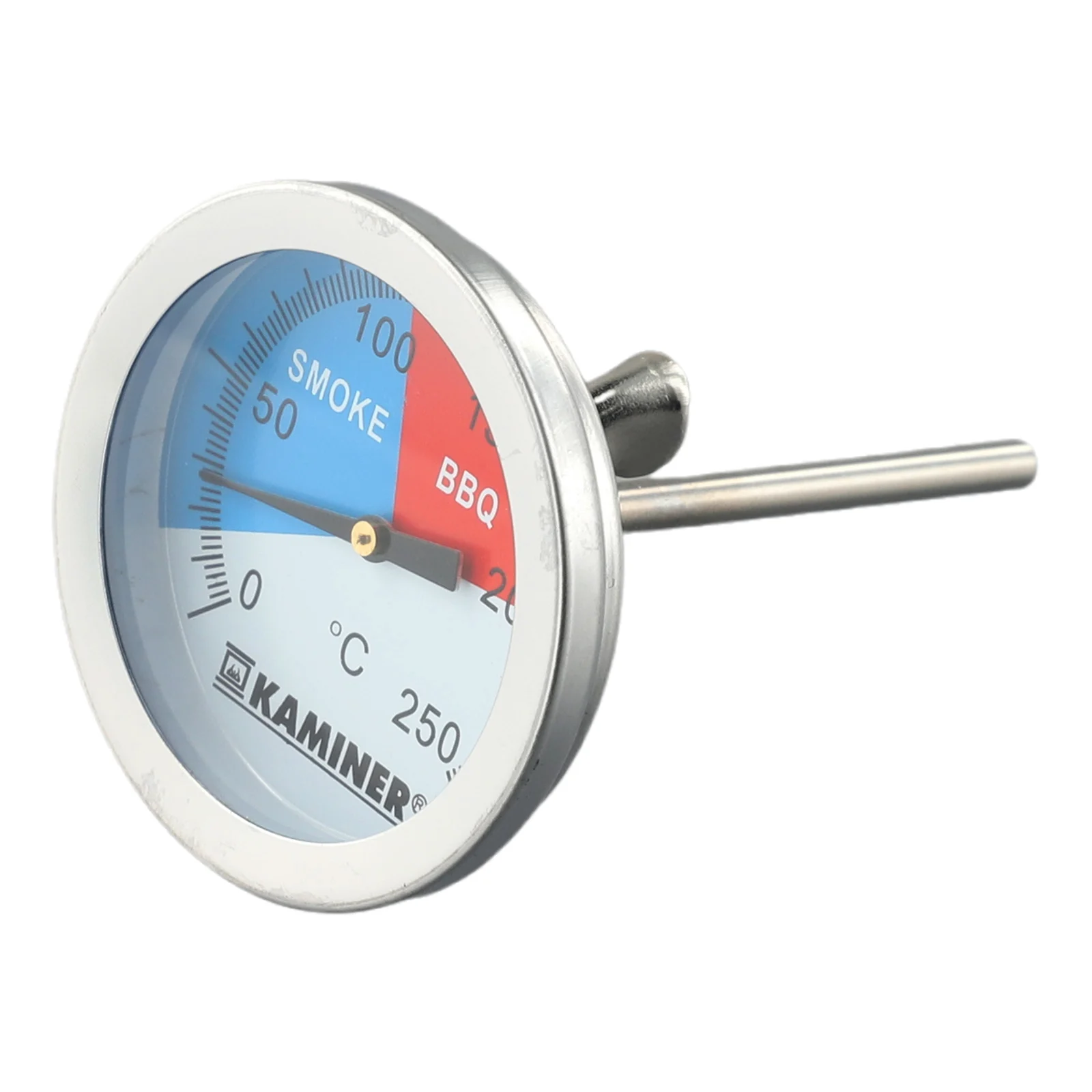 BBQ Grill Thermometer Thermostat Tools 0°C To +250°C 5 / 7.5 Cm Accessories Cooking Edelstahl Outdoor Stainless Steel