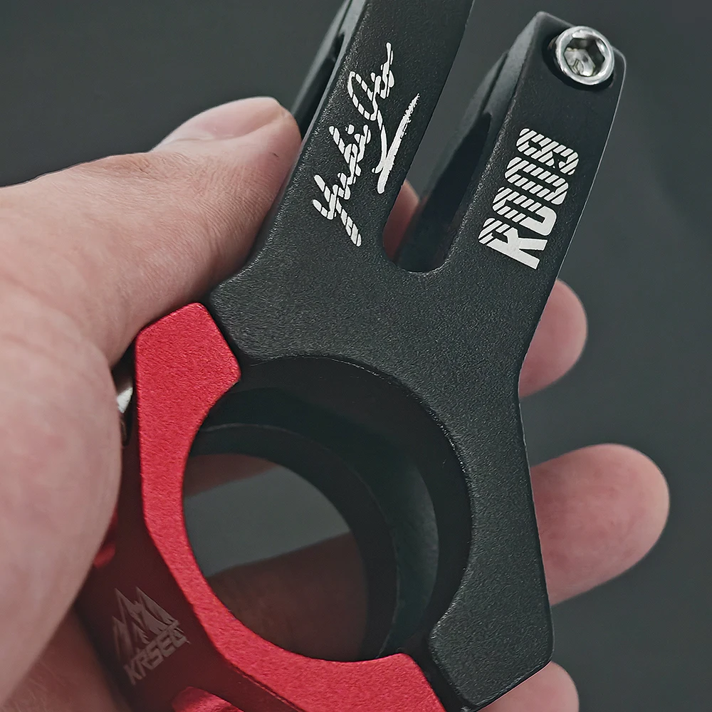 KRSEC MTB Kurzer Lenkervorbau 31,8x28,6mm Hochfester Lenkervorbau aus Aluminiumlegierung für Rennräder, Downhill-Bikes und Straßenräder – Detail 8