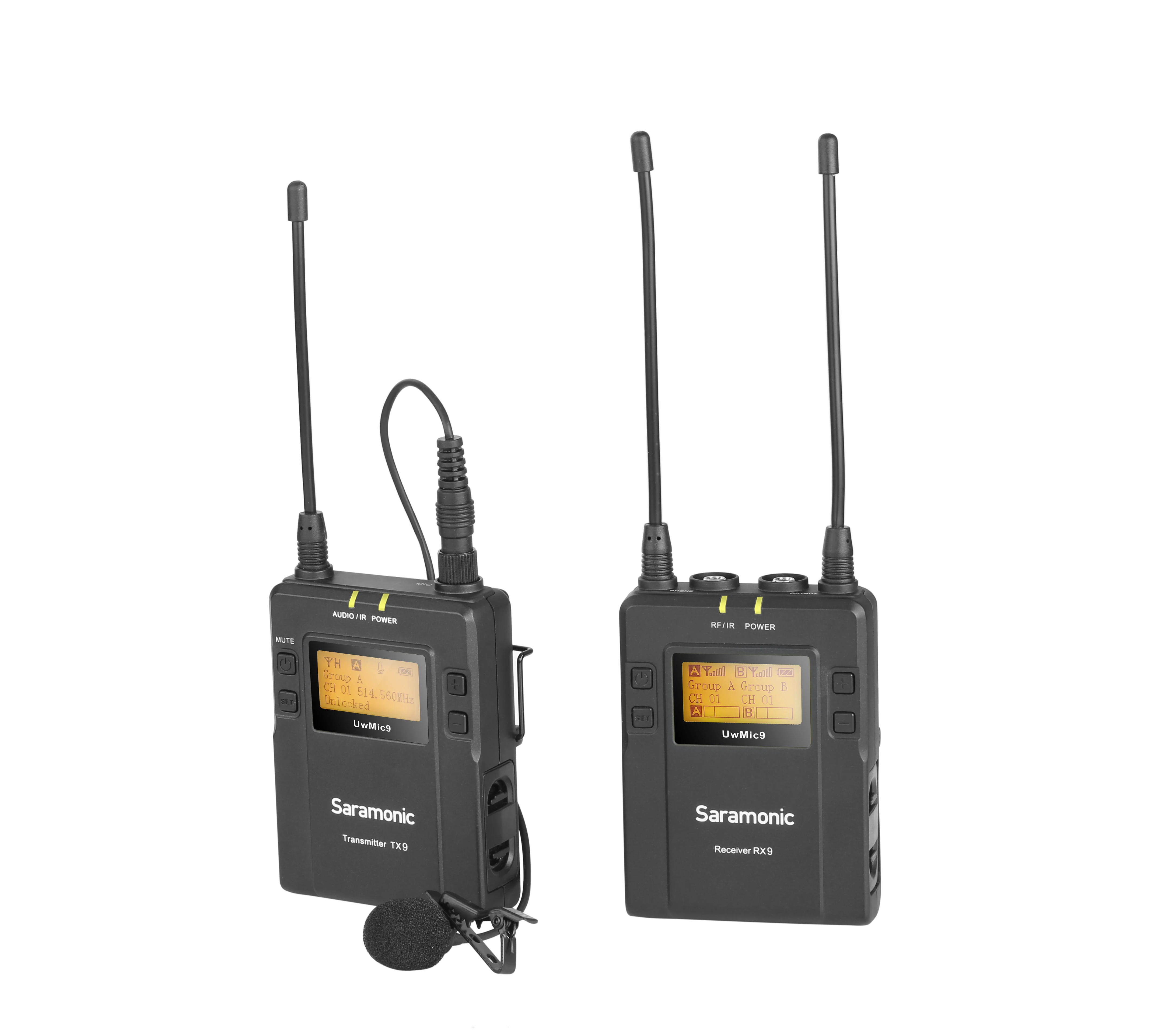 

Saramonic UwMic9 Kit1 (TX9+RX9) UHF Wireless Microphone