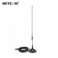 RETEVIS MR100 Dual Band Car Antenna 144/430MHz VHF UHF with SL16/PL259 Mobile Magnet Mount for RT98/RT95 Radio
