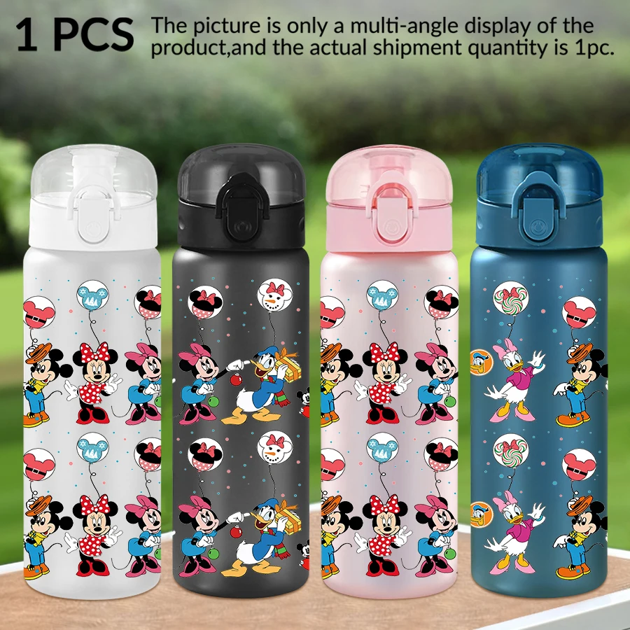 

1Pc Disney Mickey Mouse Minnie pattern 26oz plastic water bottle outdoor sports water cup birthday/back to school gift