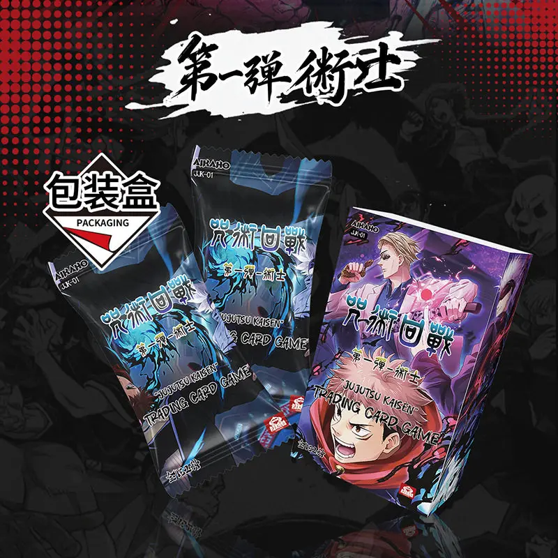 Genuine Jujutsu Kaisen Cards English Version Gojo Satoru Itadori Yuji Japanese Anime Peripheral Cards Toy Gifts