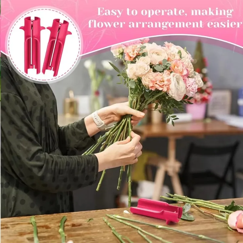 Rose Thorn Stripper Tool 1Pc, Flower Stem Leaf Remover, Portable Florist Accessory for Home Garden & Flower Shop Arrangement