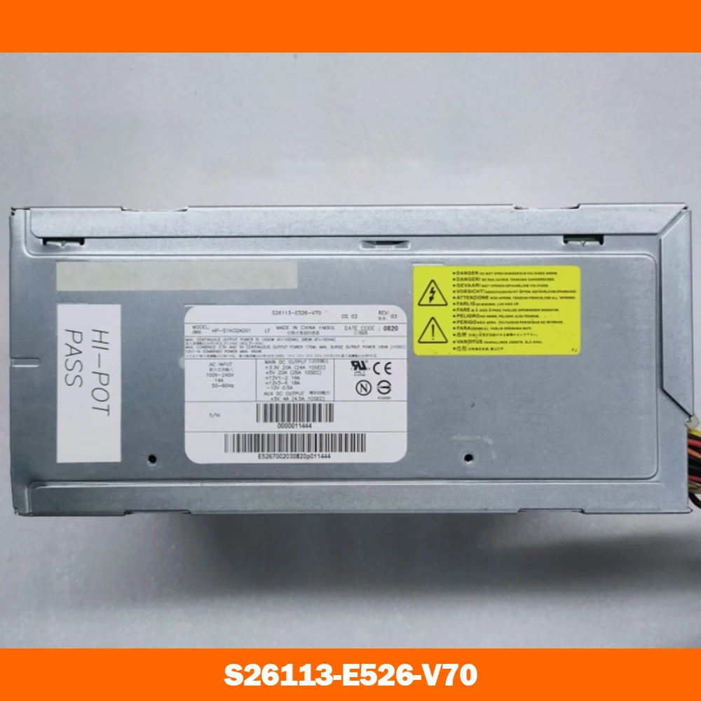 

Для Fujitsu R650 1000W power supply S26113-E526-V70 2778-B14