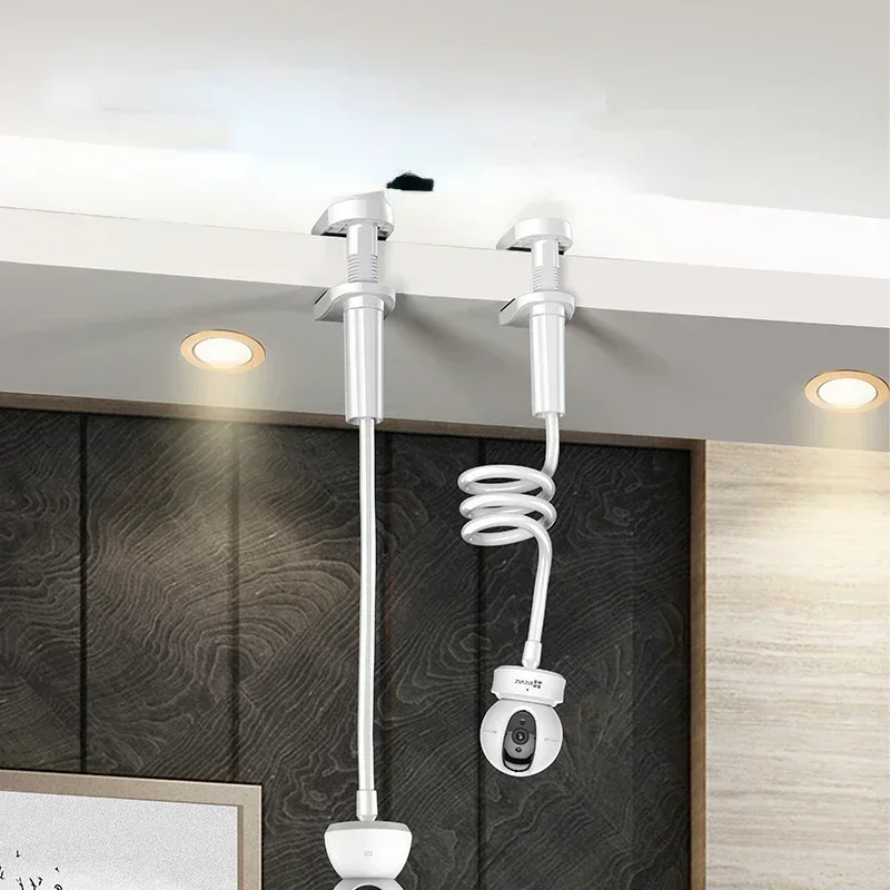 Surveillance Camera No Punching Bracket for Cabinet Suspended Ceiling Hidden Light Seam Clamp Table Crib for Xiaomi Imoue Ezviz